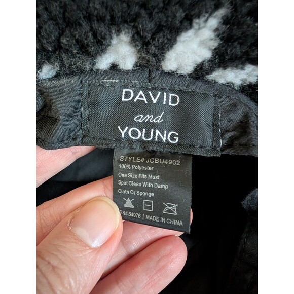 NWT Y2K Sherpa Fleece Daisy Bucket Hat Womens OS Floral 90s Fairy Grunge Hip Hop - Picture 8 of 9